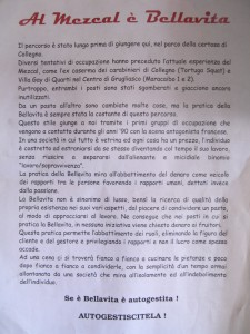 Al Mezcal è Bellavita